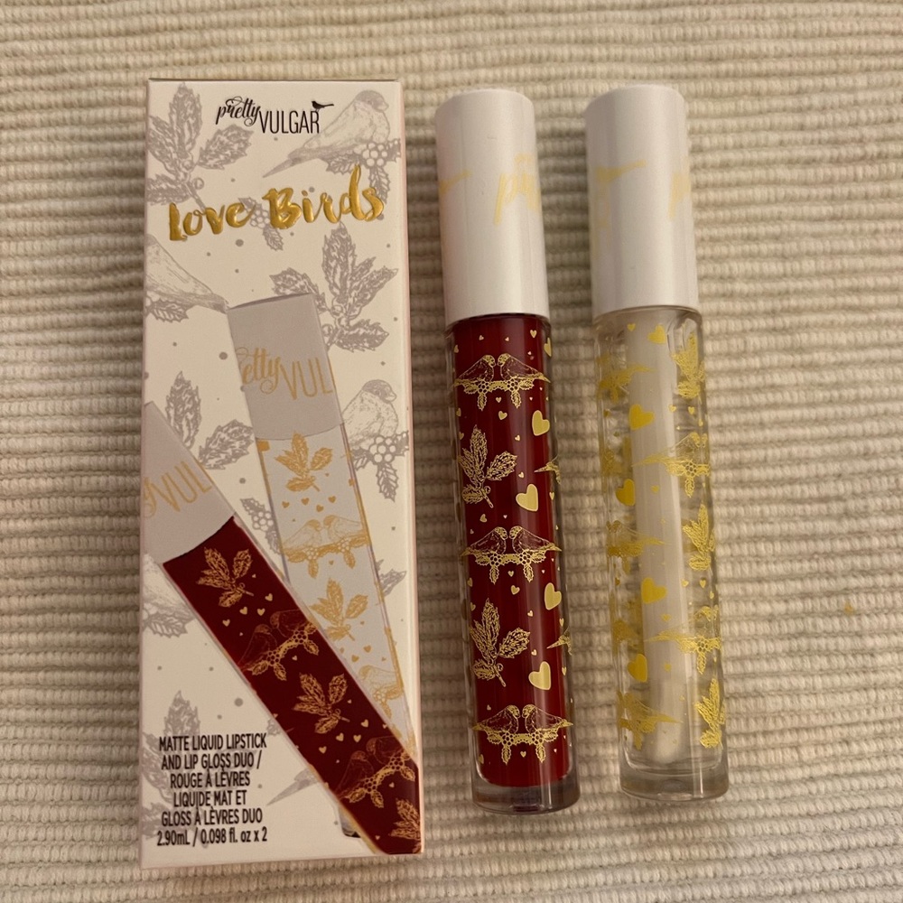 Pretty Vulgar love birds lip duo